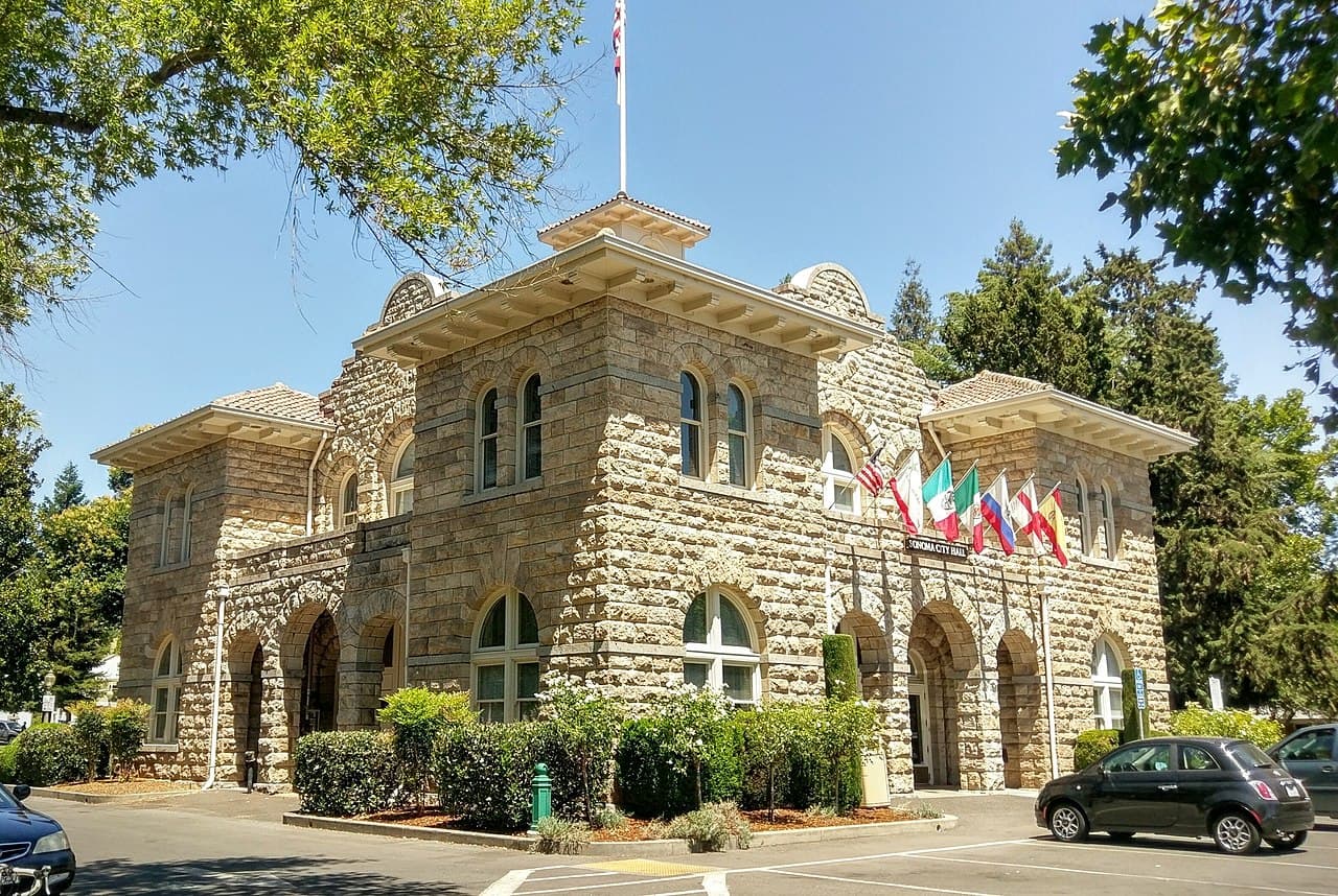 Sonoma, CA cityscape