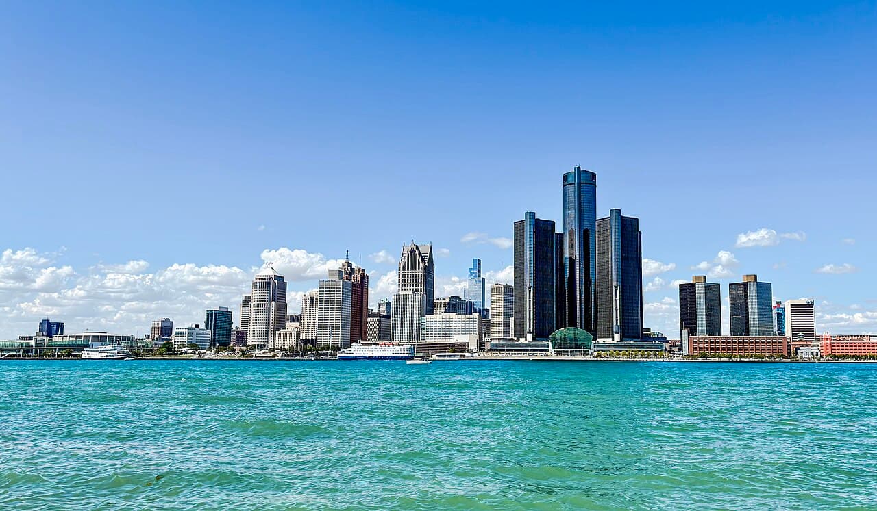 Detroit, MI cityscape