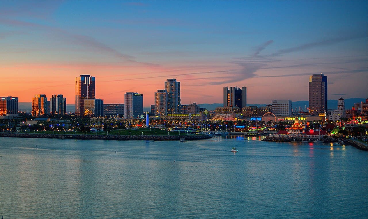 Long Beach, CA cityscape