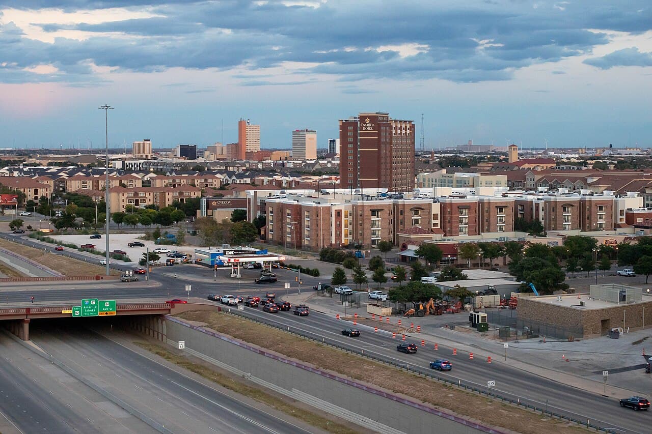 Lubbock, TX cityscape
