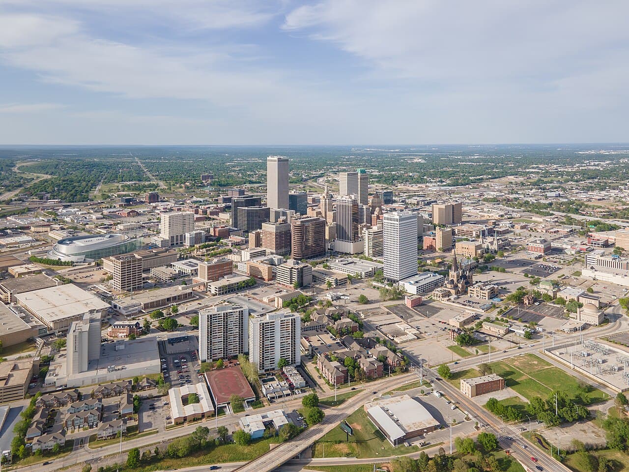 Tulsa, OK cityscape